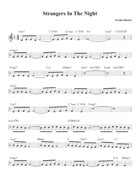Strangers In The Night (arr. David M Fagnant)