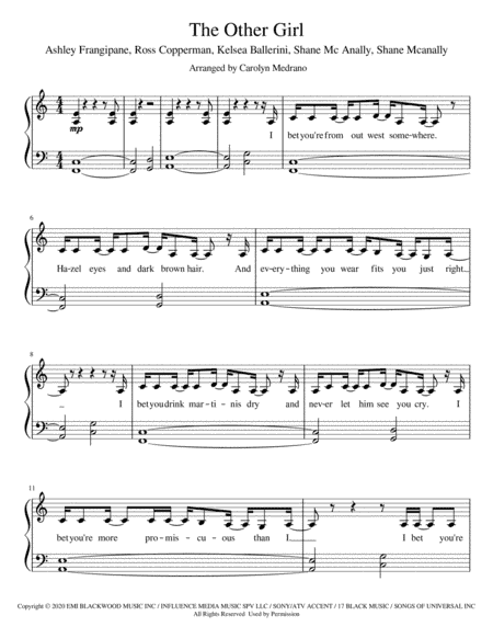 The Other Girl (arr. Carolyn Medrano)
