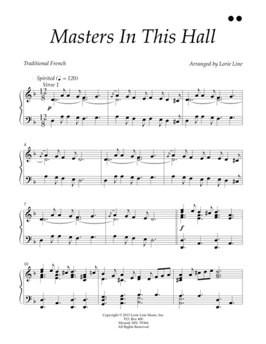 Masters In This Hall (arr. Lorie Line)