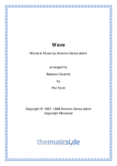 Wave (arr. Phil Thrift)