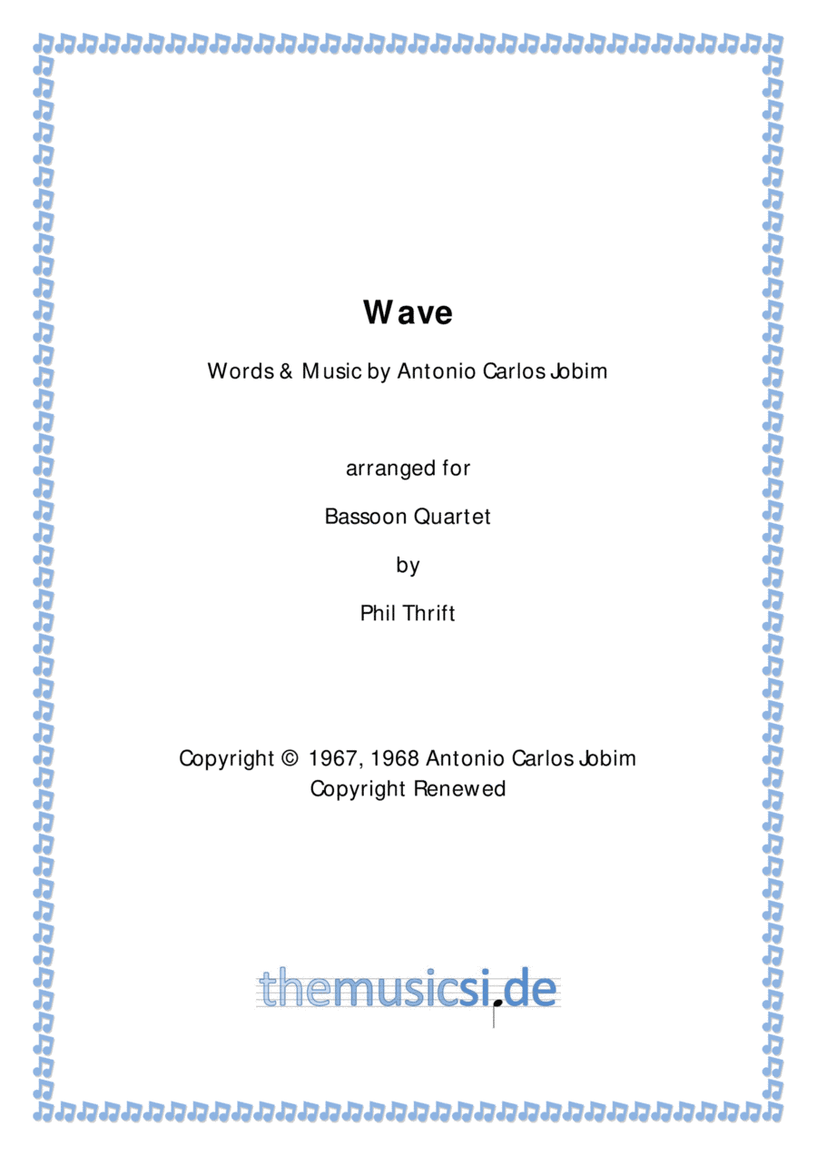 Wave (arr. Phil Thrift)