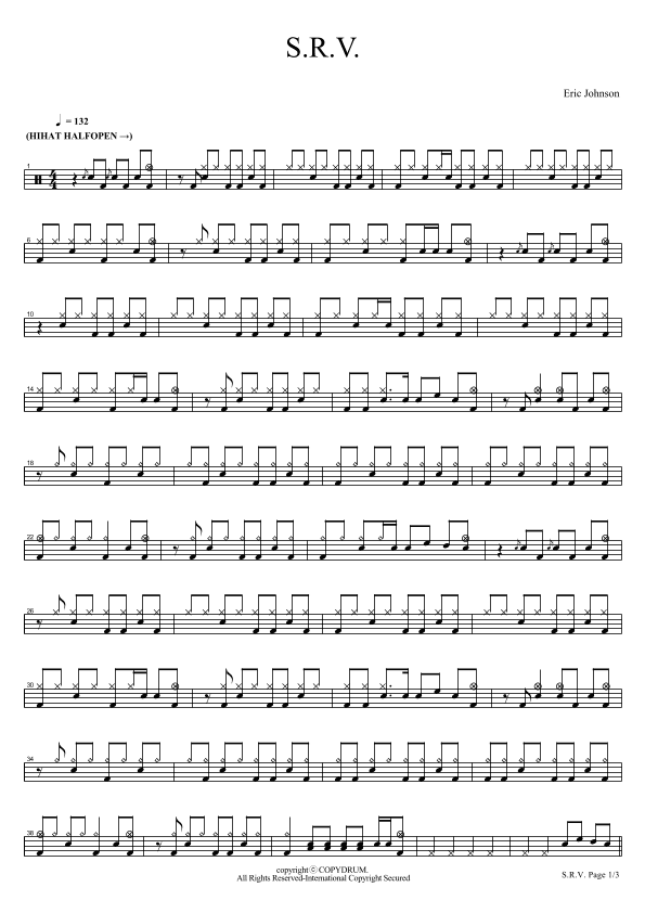 S.r.v. (arr. COPYDRUM)