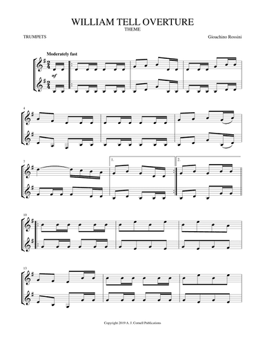 William Tell Overture (arr. Mark Phillips)