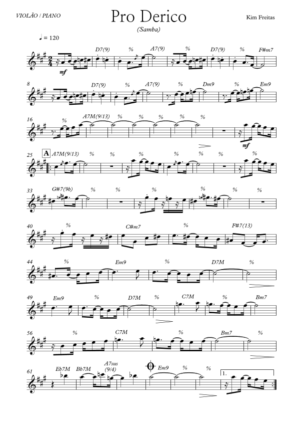 PRO DERICO - Score Only