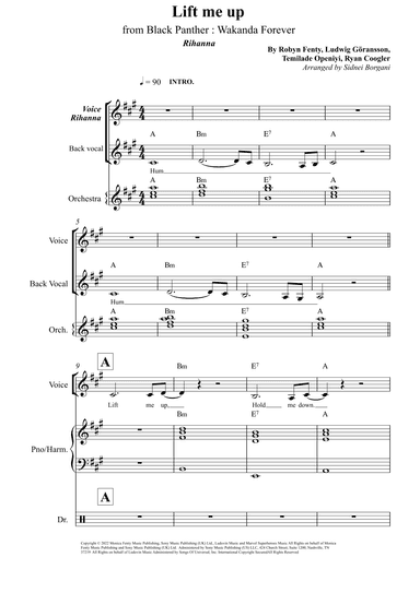 Lift Me Up (arr. Sidnei Borgani)