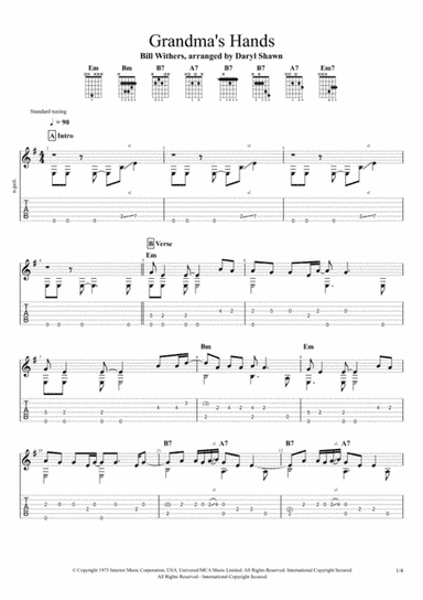 Grandma's Hands (arr. Daryl Shawn)