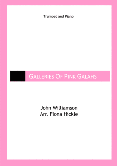 Galleries Of Pink Galahs (arr. Fiona Hickie)