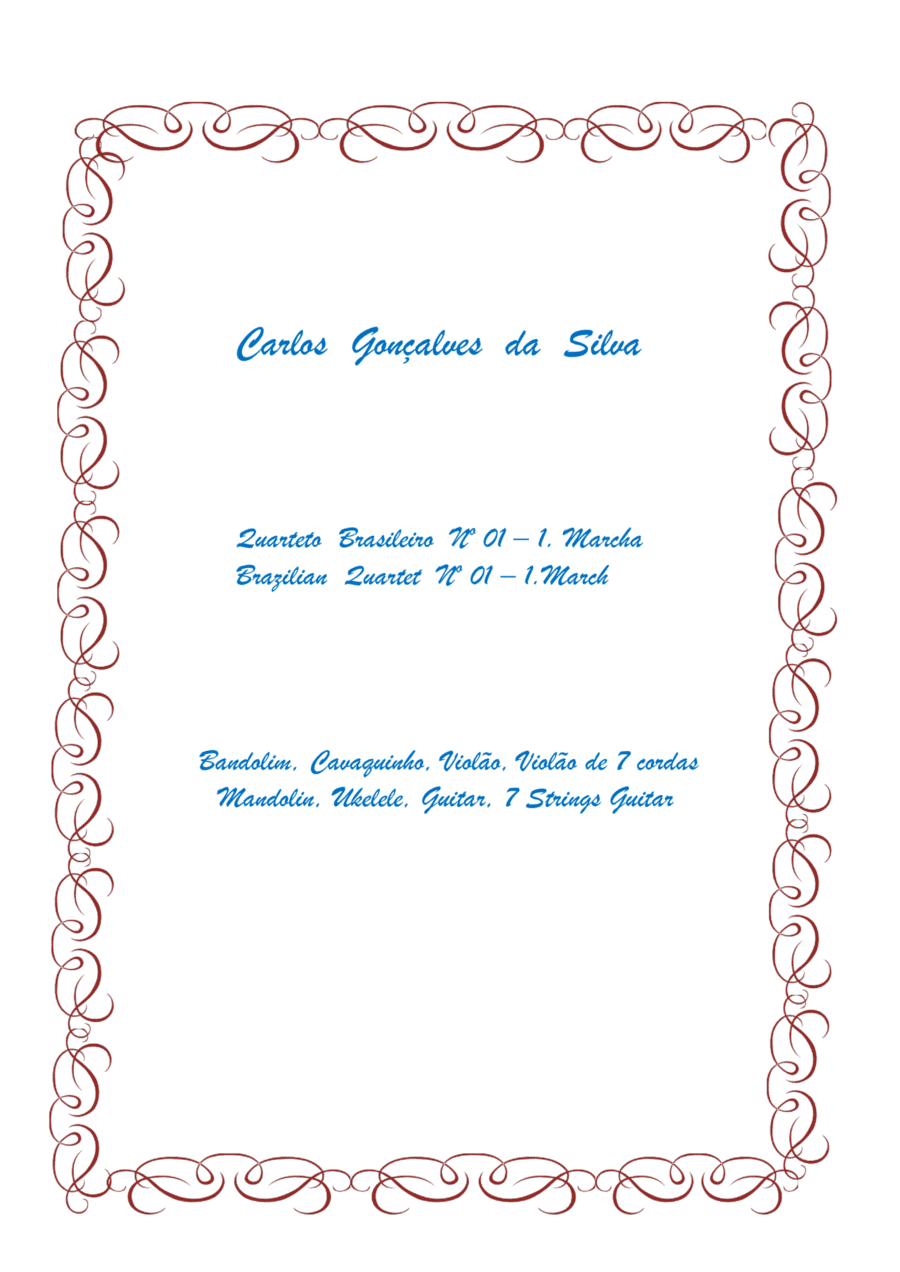 Quarteto Brasileiro Nº 01 - 01.Marcha Brazilian Quartet Nº 01 - 01.March