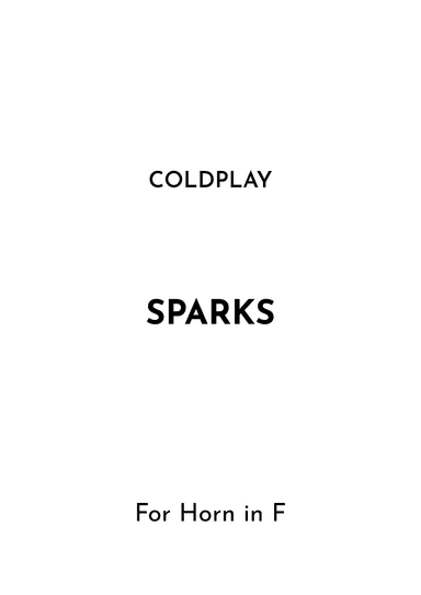 Sparks (arr. Jireh J.)