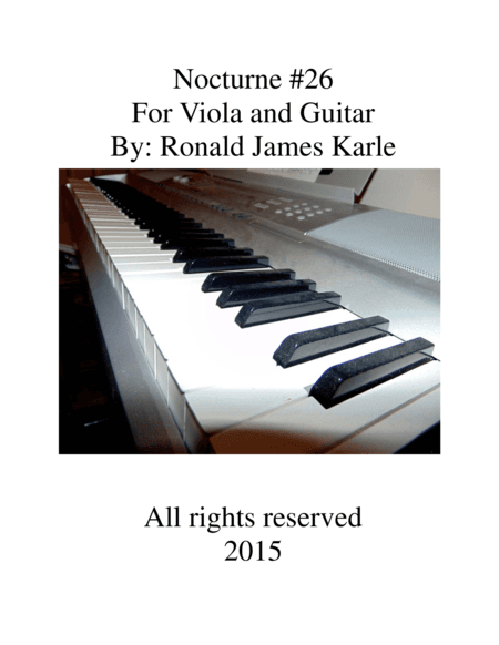 Nocturne #26 by: Ronald J. Karle