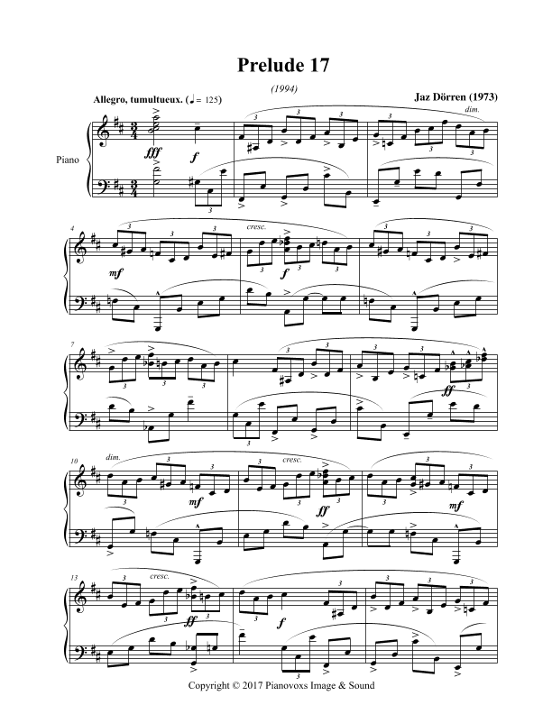 Prelude No. 17
