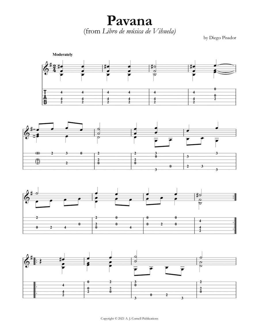 Pavana (arr. Mark Phillips)