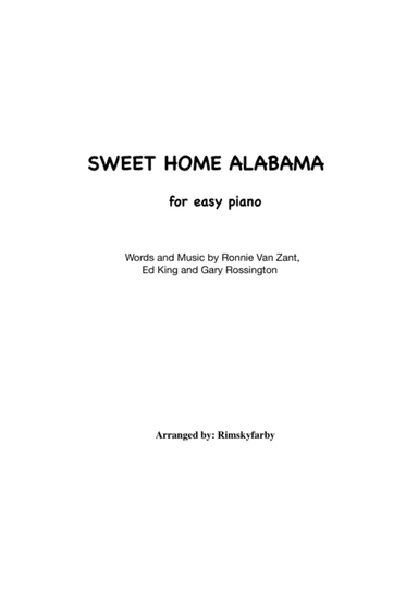 Sweet Home Alabama (arr. Rimskyfarby)