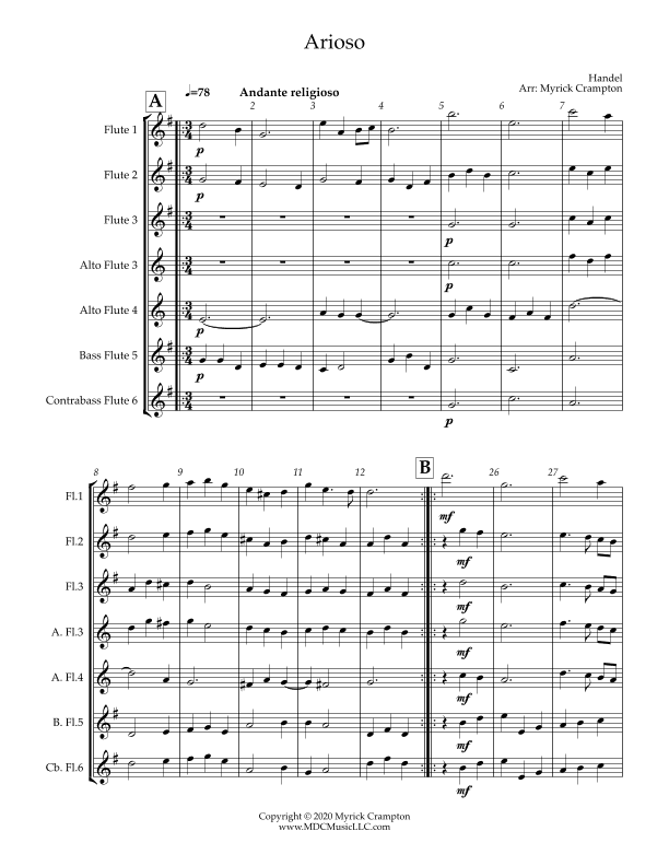 Arioso (arr. Myrick Crampton)