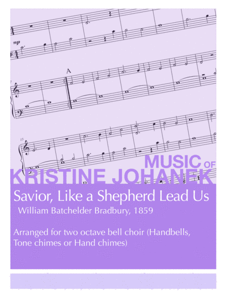Savior, Like a Shepherd Lead Us (Two octave, Reproducible) (arr. Kristine Johanek)