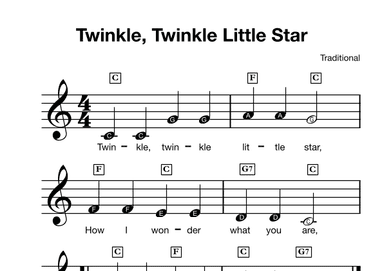 Twinkle, Twinkle Little Star (arr. Suzan Beyazit)