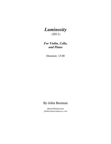 Luminosity