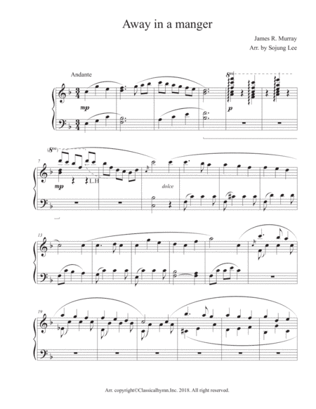 Away in a Manger (arr. So Jung Lee)
