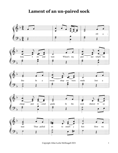 Lament of an un-paired sock