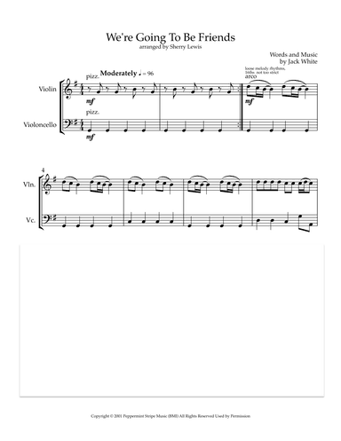 We're Going To Be Friends (arr. Sherry Lewis)