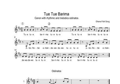 Tue Tue Barima (African Folk Song) (arr. Vitor Melo)