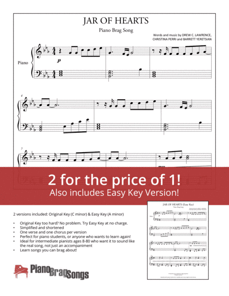 Jar Of Hearts (arr. Jared Johnson)