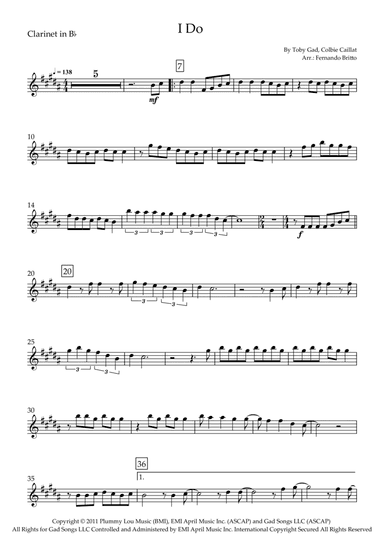 I Do (arr. Fernando Britto)