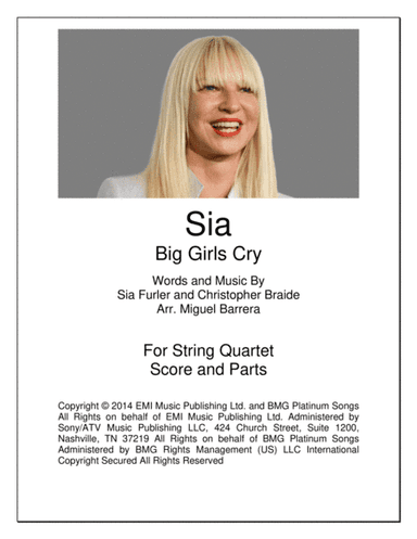 Big Girls Cry (arr. Miguel Ángel Barrera)