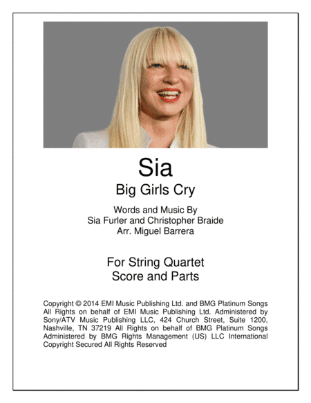 Big Girls Cry (arr. Miguel Ángel Barrera)