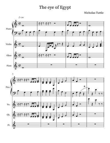 Symphony no. 1 - Score Only