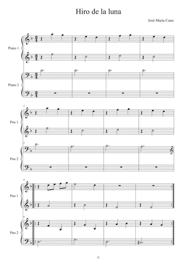 Hijo De La Luna (arr. Sylvain Harvus)