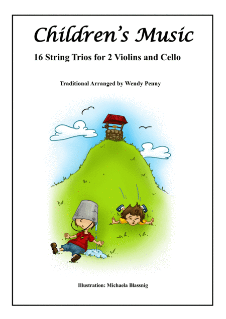 Children's Music 16 String Trios for 2 Violins and Cello