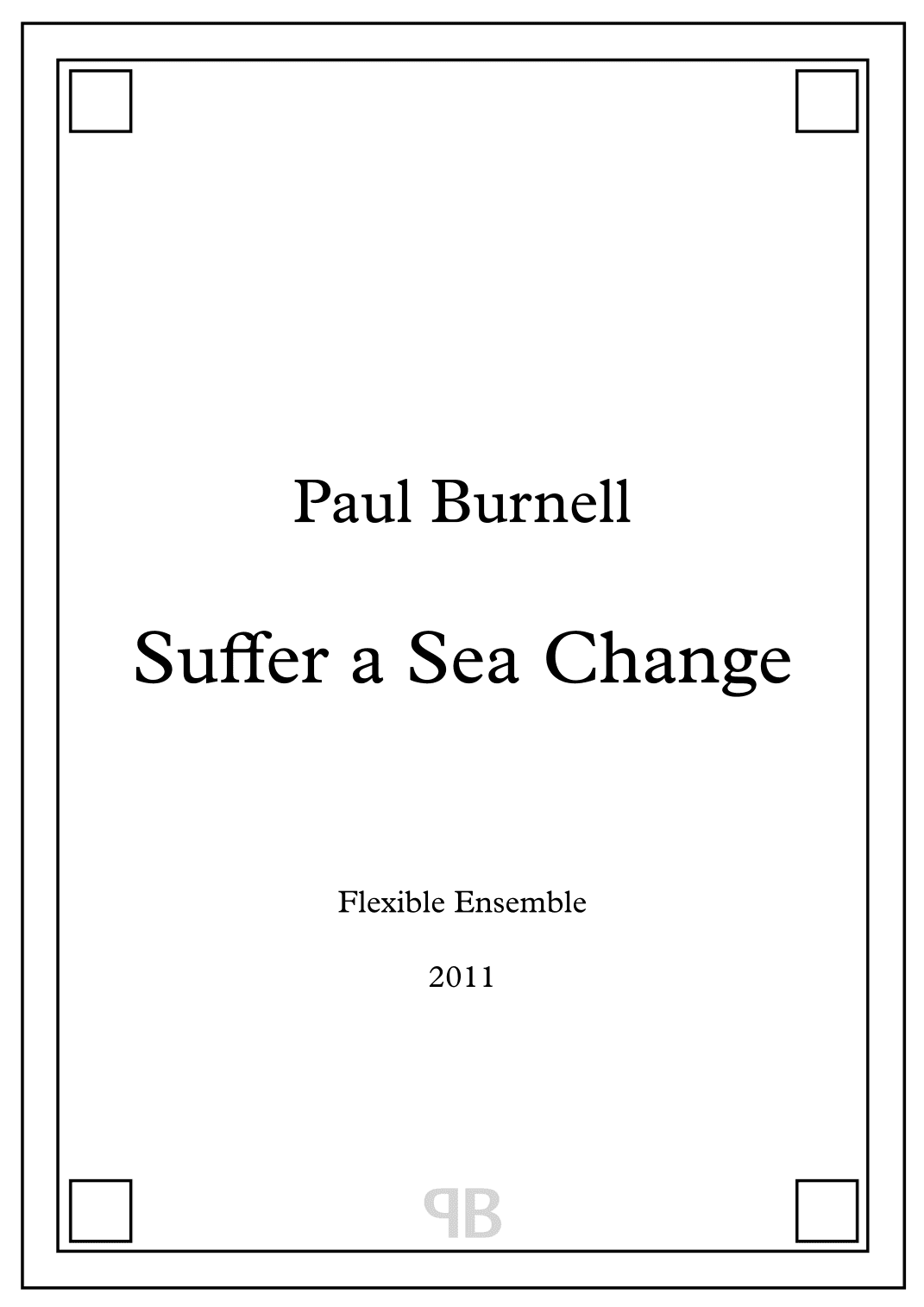 Suffer a Sea Change