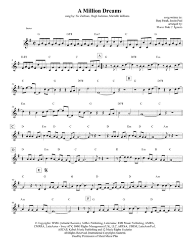 A Million Dreams (arr. Marco Polo Ignacio)