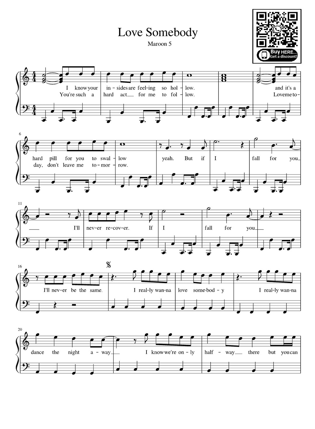 Love Somebody (arr. eduardo)