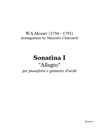 Sonatina I (Allegro) (arr. Maurizio Chiavaroli)