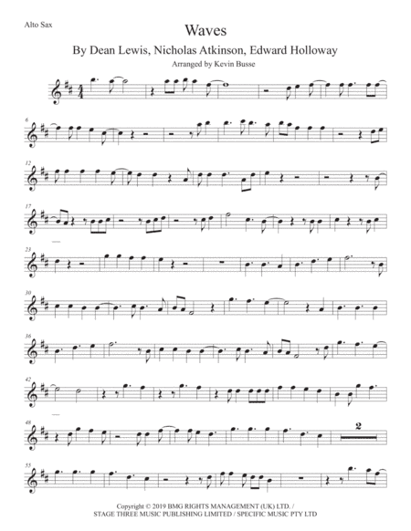 Waves (arr. Kevin Busse)