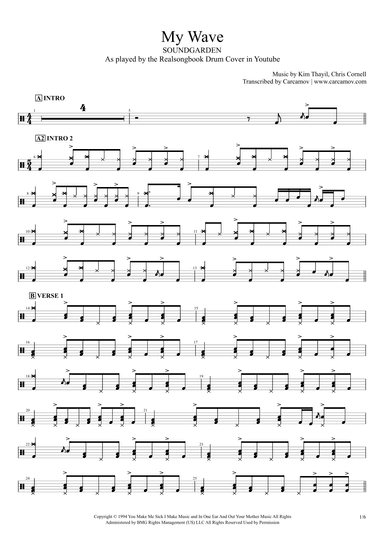 My Wave (arr. Realsongbook)