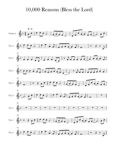 10,000 Reasons (Bless The Lord) (arr. Stephen McLoughlin)