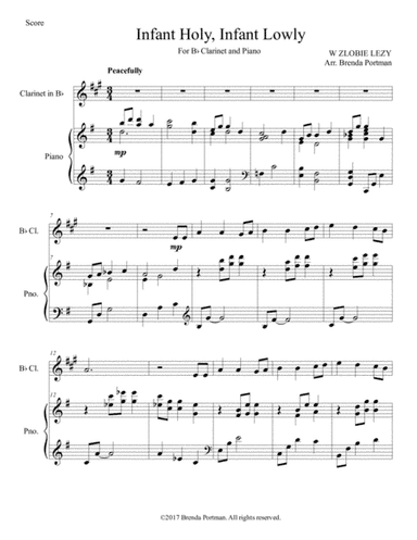 Infant Holy, Infant Lowly (arr. Brenda Portman)