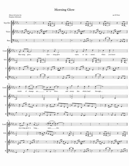 Morning Glow (arr. Evan Feist)