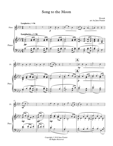 Song to the Moon (arr. Jane Frasier)