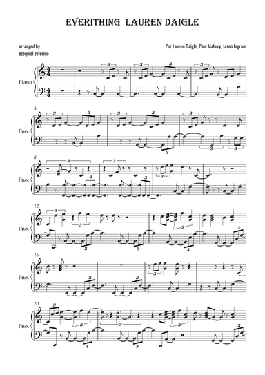 Everything (arr. ezequiel zeferino)