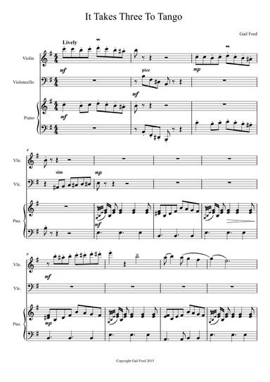 It Takes Three To Tango