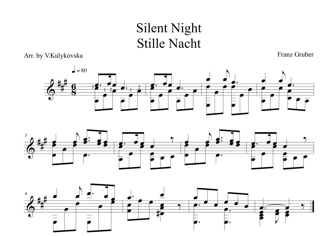 Stille Nacht/Silent Night