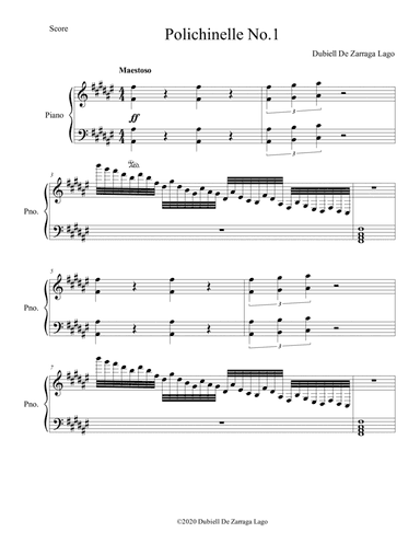 Polichinelle No.1 F# Major