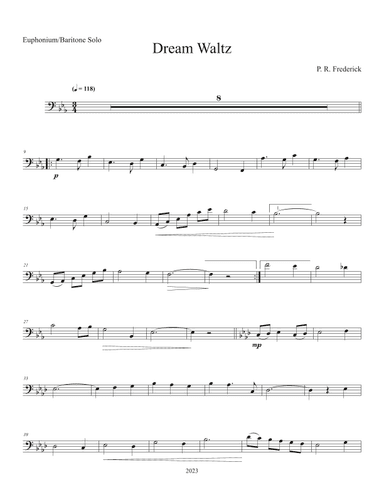 Dream Waltz (Euphonium/Baritone Solo)