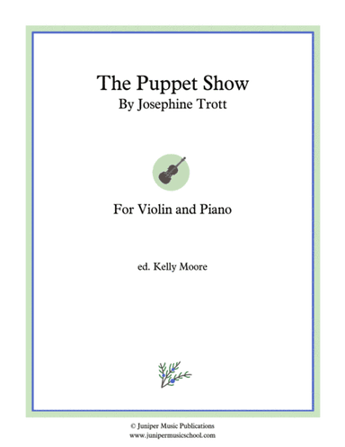 The Puppet Show for Violin and Piano (arr. Juniper Music School Publications)