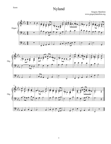 Nyland - O Jesus Christ Remember - Alternate Harmonization