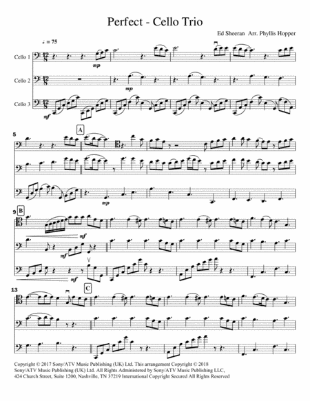 Perfect (arr. Phyllis Hopper)